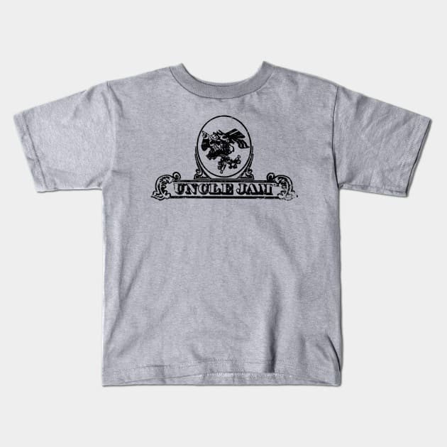 Uncle Jam Records Kids T-Shirt by MindsparkCreative